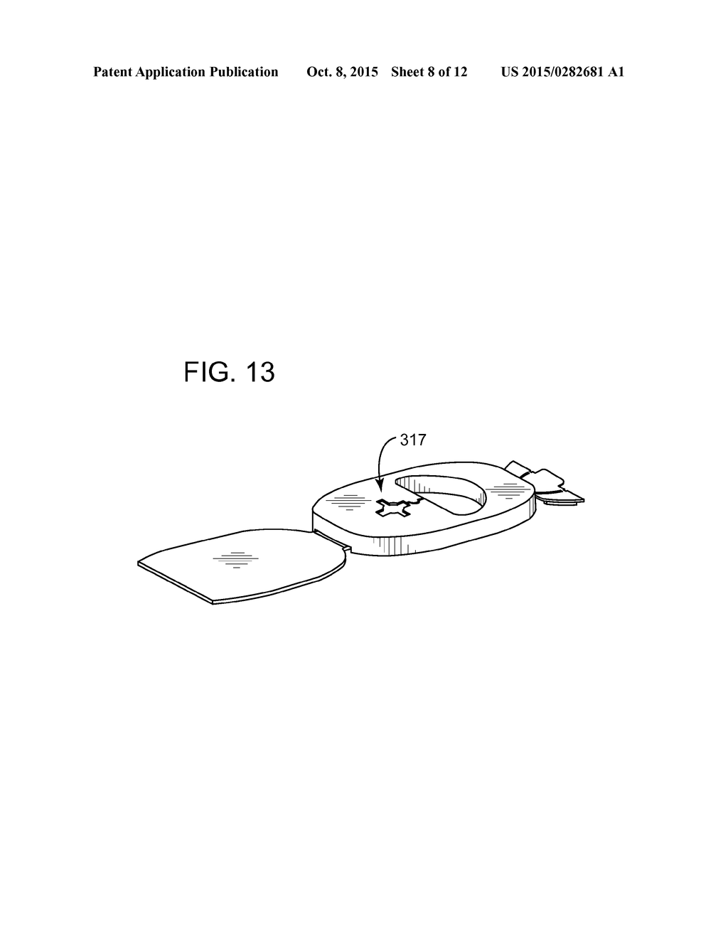 RECLOSABLE LID ASSEMBLY FOR COVERING DISPENSING OPENING OF FLEXIBLE     PACKAGING FOR WET WIPES - diagram, schematic, and image 09