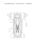 ABSORBENT ARTICLES HAVING SUBSTRATES HAVING ZONAL TREATMENTS diagram and image