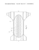 ABSORBENT ARTICLES HAVING SUBSTRATES HAVING ZONAL TREATMENTS diagram and image