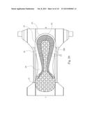 Absorbent Articles Having Zones diagram and image