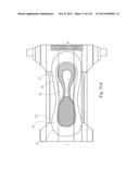 Absorbent Articles Having Zones diagram and image