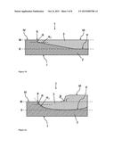 POLYMERIC VEHICLE GLAZING WITH A FLUSH MOUNTED OPAQUE EDGE ZONE diagram and image