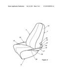 VEHICLE SEAT COVER HAVING A CATCHING ARRANGEMENT diagram and image