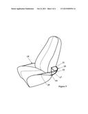 VEHICLE SEAT COVER HAVING A CATCHING ARRANGEMENT diagram and image