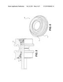 MOBILE MACHINE TRACK ROLLER HAVING A GUARD MEMBER diagram and image