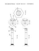 Retractable wheel system for snowmobile ski diagram and image