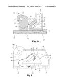 AIRCRAFT SEAT ATTACHMENT SYSTEM PROVIDED WITH A SYSTEM FOR LOCKING AN     ACTIVATION LEVER AND/OR FOR MAINTAINING A CLAMPING FORCE BY FRICTION diagram and image