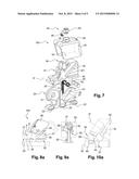 AIRCRAFT SEAT ATTACHMENT SYSTEM PROVIDED WITH A SYSTEM FOR LOCKING AN     ACTIVATION LEVER AND/OR FOR MAINTAINING A CLAMPING FORCE BY FRICTION diagram and image