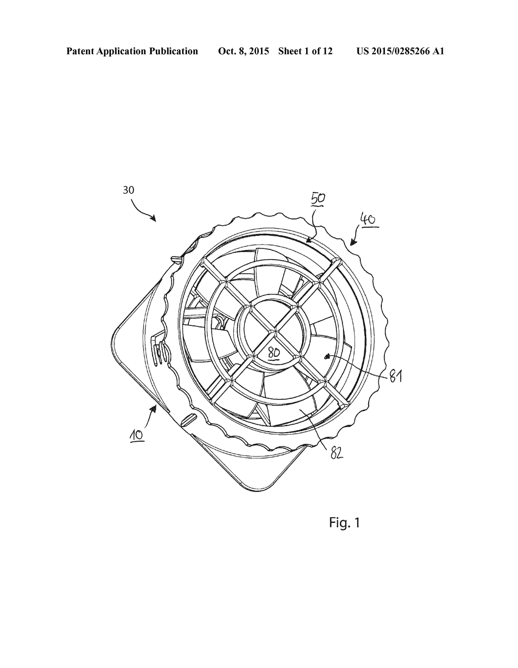 FASTENING DEVICE FOR FASTENING A VENTILATION ARRAY TO A SEAT - diagram, schematic, and image 02