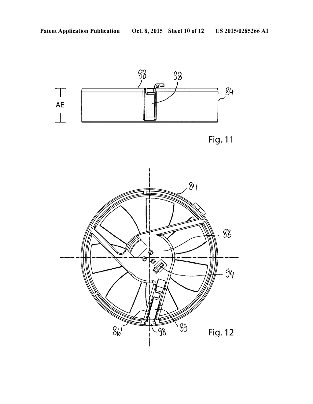 FASTENING DEVICE FOR FASTENING A VENTILATION ARRAY TO A SEAT - diagram, schematic, and image 11