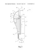 LIGHTING DEVICE HAVING A MOVABLE HOUSING diagram and image