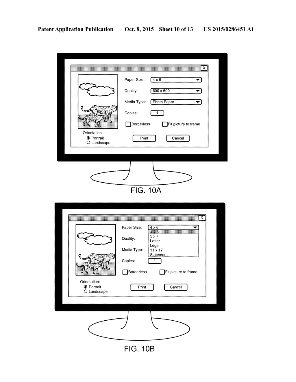 METHODS AND SYSTEMS FOR MANAGING A PRINT-SETTING USER INTERFACE - diagram, schematic, and image 11