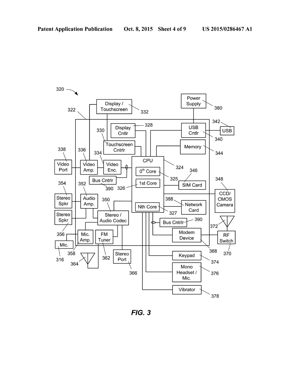 SYSTEM AND METHOD FOR ADAPTIVE COMPRESSION MODE SELECTION FOR BUFFERS IN A     PORTABLE COMPUTING DEVICE - diagram, schematic, and image 05