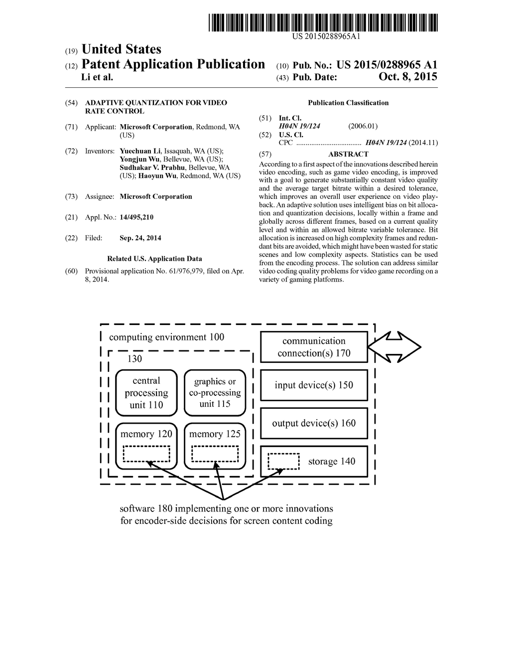 ADAPTIVE QUANTIZATION FOR VIDEO RATE CONTROL - diagram, schematic, and image 01