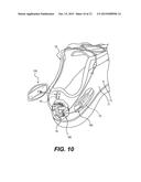 Footwear Having Coverable Motorized Adjustment System diagram and image