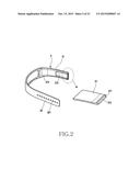 WEARABLE ELECTRONIC DEVICE HAVING BUCKLE diagram and image