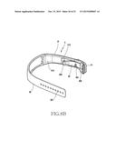 WEARABLE ELECTRONIC DEVICE HAVING BUCKLE diagram and image