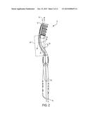 TOOTHBRUSH WITH CURVED NECK diagram and image