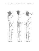 TOOTHBRUSH WITH CURVED NECK diagram and image