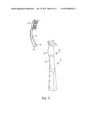 TOOTHBRUSH WITH CURVED NECK diagram and image