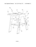 UPRIGHT CHILD HIGH CHAIR diagram and image