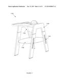 UPRIGHT CHILD HIGH CHAIR diagram and image