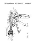 SURGICAL STAPLING DEVICE WITH LOCKOUT SYSTEM FOR PREVENTING ACTUATION IN     THE ABSENCE OF AN INSTALLED STAPLE CARTRIDGE diagram and image