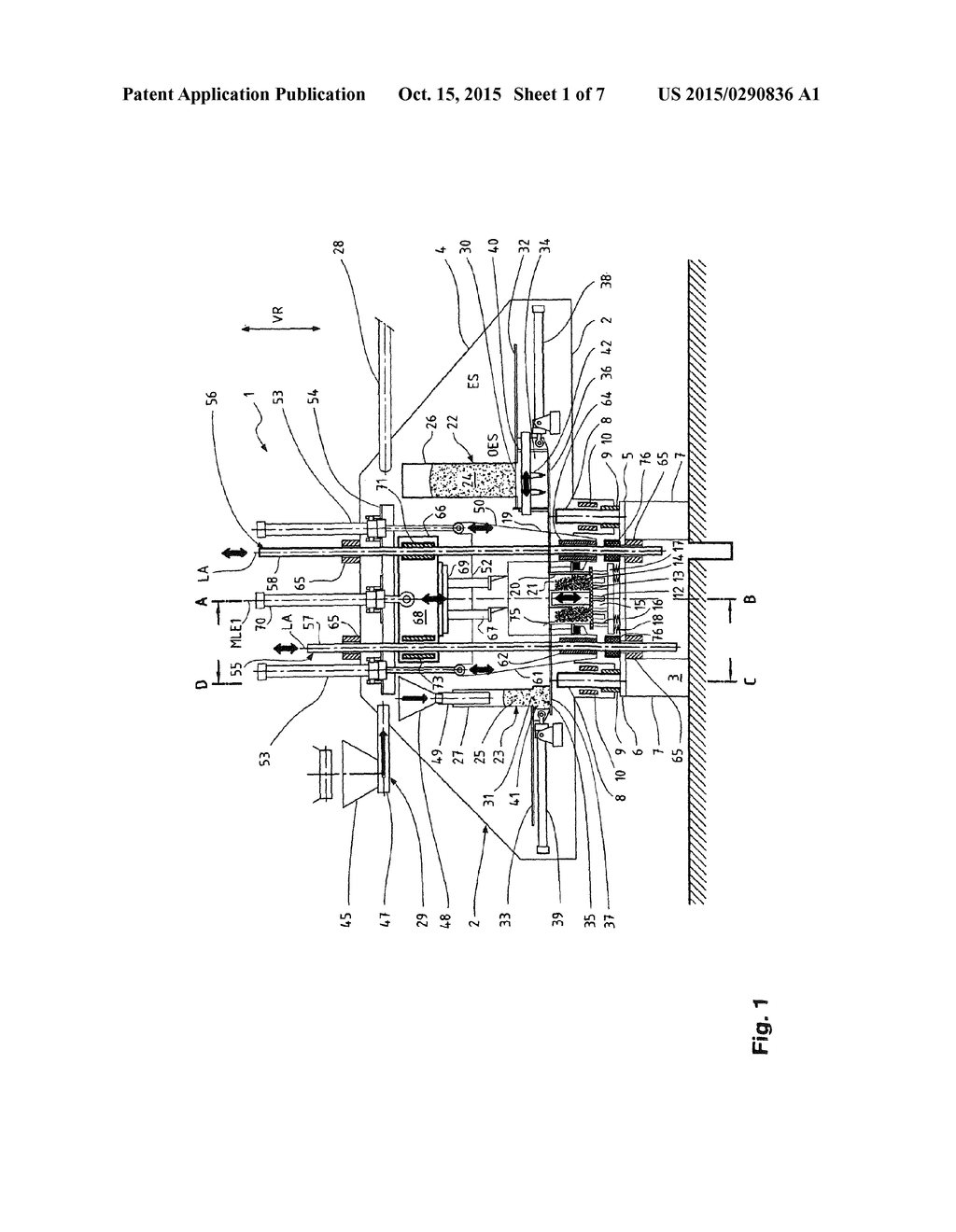 Block Machine and Method for Vertically Adjusting a Block Machine - diagram, schematic, and image 02