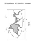 FOOTWEAR UPPER COMPONENTS HAVING CONTOURED FOAM REGIONS AND METHODS OF     FORMING SUCH COMPONENTS diagram and image