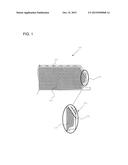 DECORATIVE WPC PANEL COMPRISING A LOW-POROUS PROFILED EDGE AND METHOD FOR     PRODUCING THE SAME diagram and image