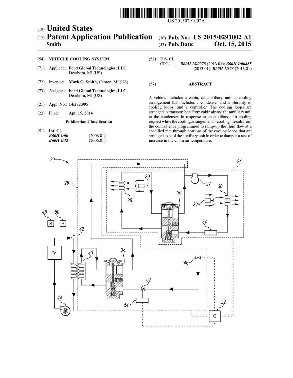 VEHICLE COOLING SYSTEM - diagram, schematic, and image 01