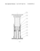 SPECIFIC ELEVATOR ANTI-FALL BUFFER BASED ON FLEXIBLE GUIDANCE diagram and image