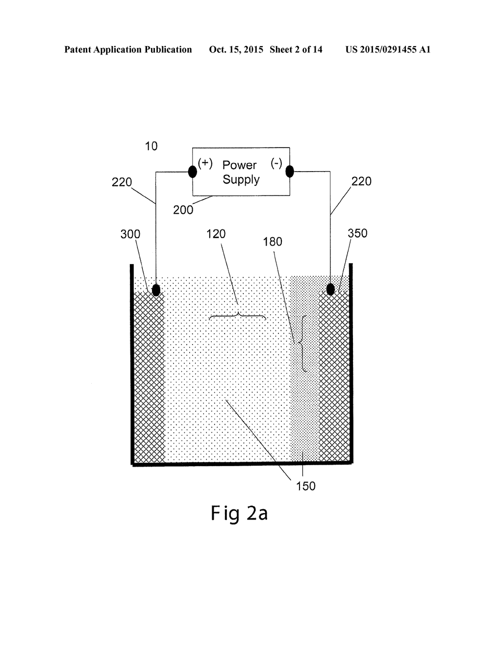 ELECTROLYTIC SYSTEM AND METHOD FOR FILTERING AN AQUEOUS PARTICULATE     SUSPENSION - diagram, schematic, and image 03