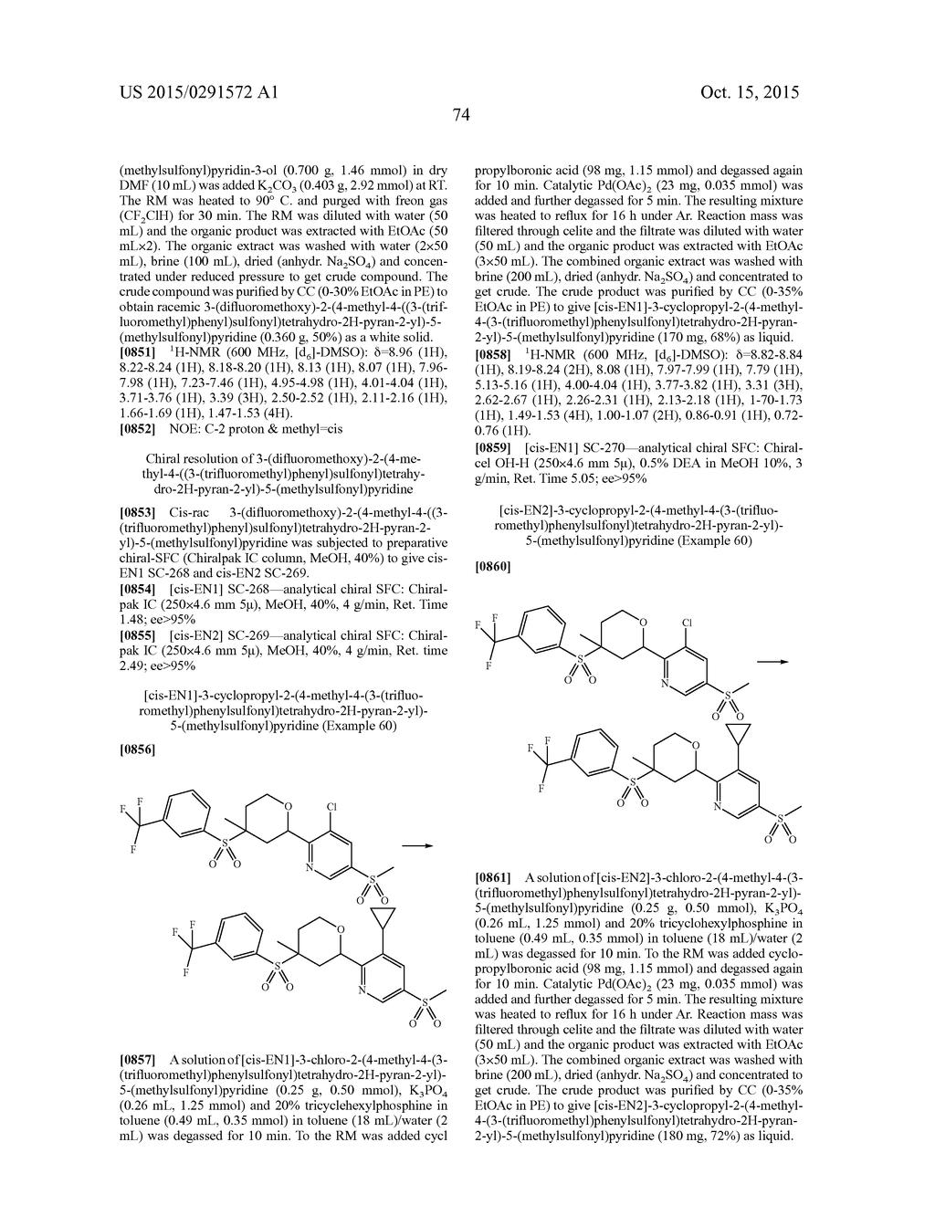 HETEROARYL SUBSTITUTED HETEROCYCLYL SULFONES - diagram, schematic, and image 75