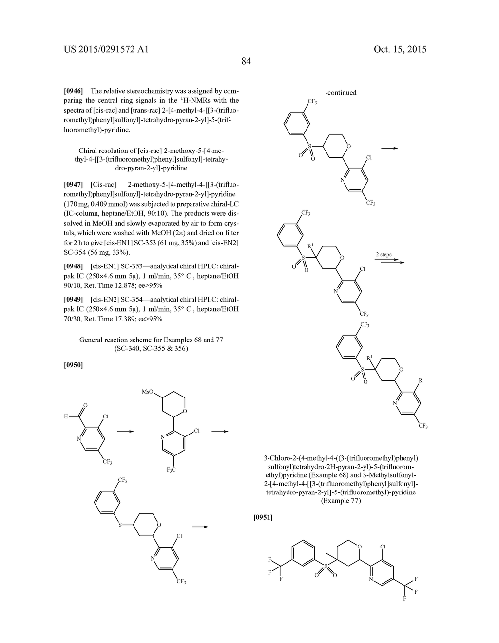 HETEROARYL SUBSTITUTED HETEROCYCLYL SULFONES - diagram, schematic, and image 85