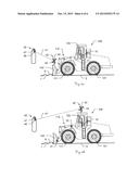 MACHINE CONTROL SYSTEM FOR A WHEEL LOADER COMPRISING A GRADING BLADE diagram and image