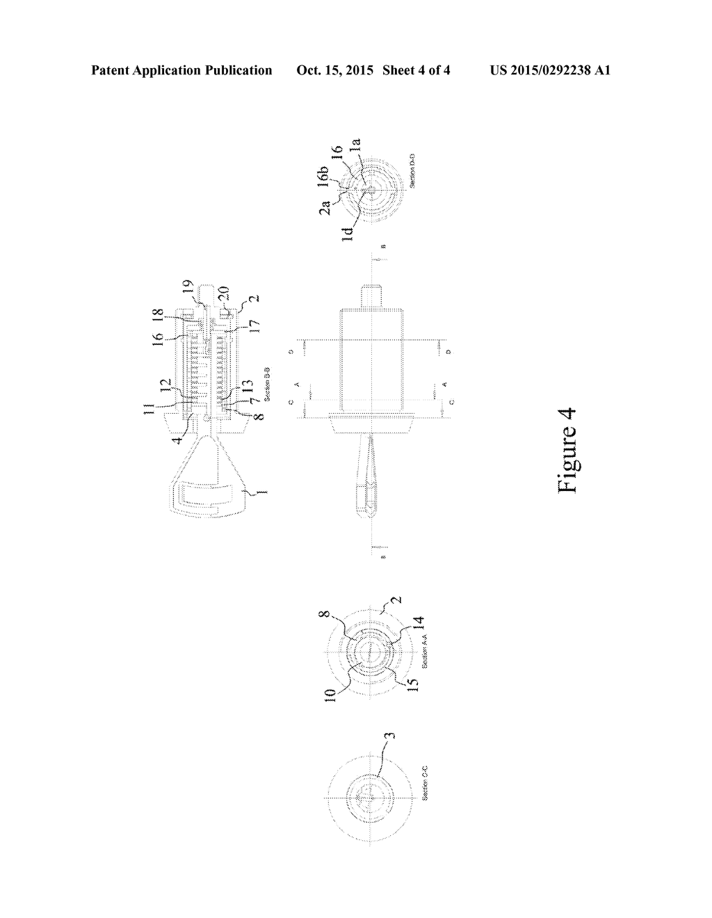 LOCK DEVICE BASED ON A MECHANICALLY RE-PROGRAMMABLE DISC-TYPE DEVICE AND     KEY FOR THE SAME - diagram, schematic, and image 05