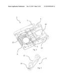 DISASSEMBLABLE HINGE WITH A SAFETY CATCH diagram and image