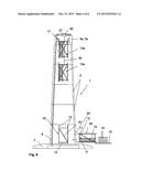 Supply Frame for a Tower; Tower with a Supply Frame and Method for     Erecting a Supply Frame in the Interior of a Tower diagram and image