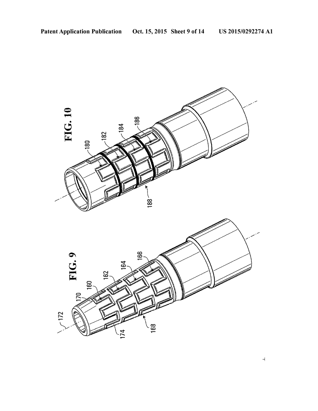 APPARATUS AND METHOD FOR COAXIALLY JOINING COMPONENTS TO RESIST RELATIVE     ROTATIONAL AND LONGITUDINAL MOVEMENT - diagram, schematic, and image 10