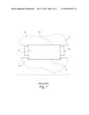 CAGE FOR ROLLING BEARING ASSEMBLY AND ROLLING ELEMENT-CAGE ASSEMBLY WITH     ENHANCED LUBRICATING ABILITIES diagram and image