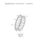 CAGE FOR ROLLING BEARING ASSEMBLY AND ROLLING ELEMENT-CAGE ASSEMBLY WITH     ENHANCED LUBRICATING ABILITIES diagram and image