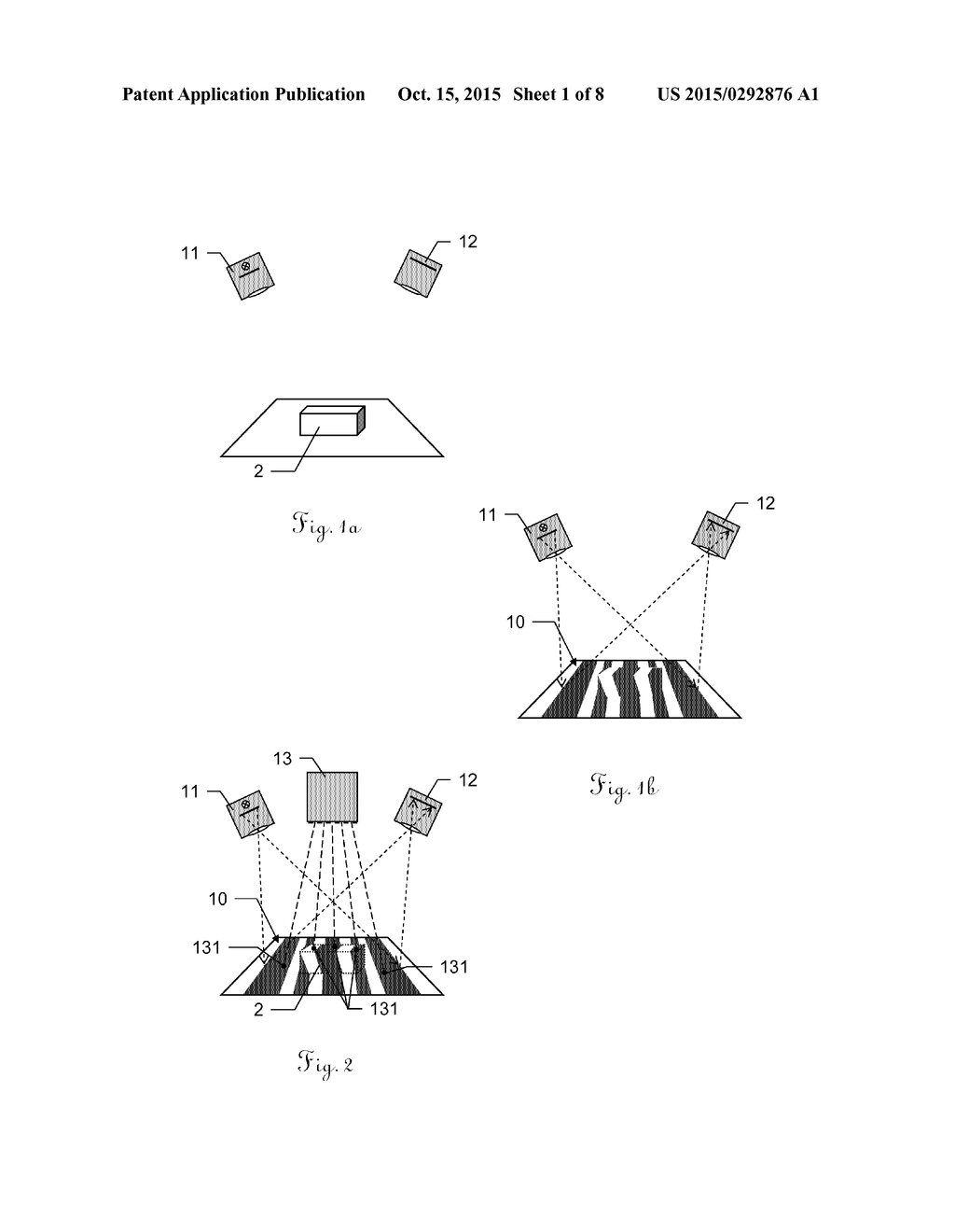 METHOD AND DEVICE FOR DETERMINING THREE-DIMENSIONAL COORDINATES OF AN     OBJECT - diagram, schematic, and image 02