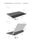 Input Device with Bendable Support Mechanism for a Computing Device diagram and image