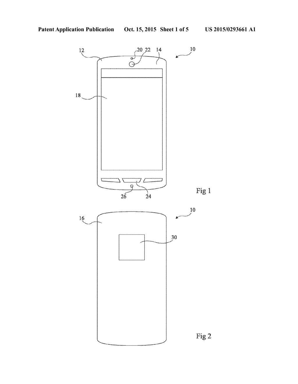 PORTABLE APPLIANCE COMPRISING A DISPLAY SCREEN AND A USER INTERFACE DEVICE - diagram, schematic, and image 02