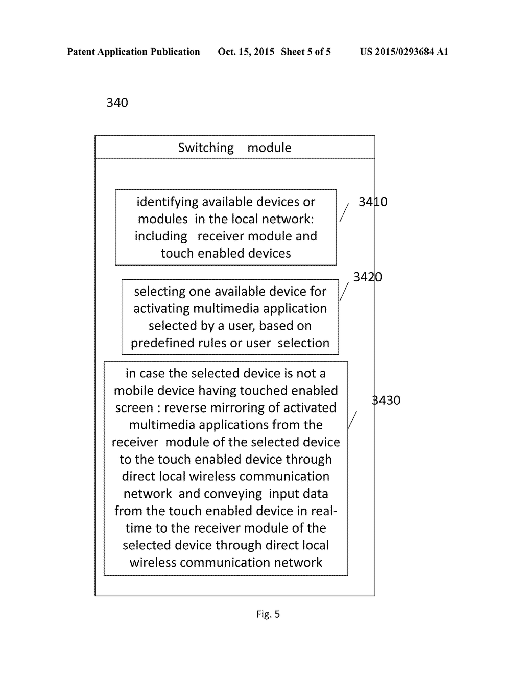 METHOD FOR CONTROLLING APPS ACTIVATION WITHIN LOCAL NETWORK - diagram, schematic, and image 06