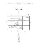 METHOD OF DISPLAYING IMAGE BY USING A PLURALITY OF DISPLAY APPARATUSES AND     ELECTRONIC APPARATUS CONTROLLING A PLURALITY OF DISPLAY APPARATUSES diagram and image