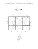 METHOD OF DISPLAYING IMAGE BY USING A PLURALITY OF DISPLAY APPARATUSES AND     ELECTRONIC APPARATUS CONTROLLING A PLURALITY OF DISPLAY APPARATUSES diagram and image