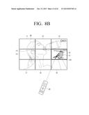 METHOD OF DISPLAYING IMAGE BY USING A PLURALITY OF DISPLAY APPARATUSES AND     ELECTRONIC APPARATUS CONTROLLING A PLURALITY OF DISPLAY APPARATUSES diagram and image