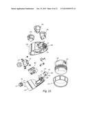 ROTATABLE POWER CENTER FOR A WORK SURFACE diagram and image